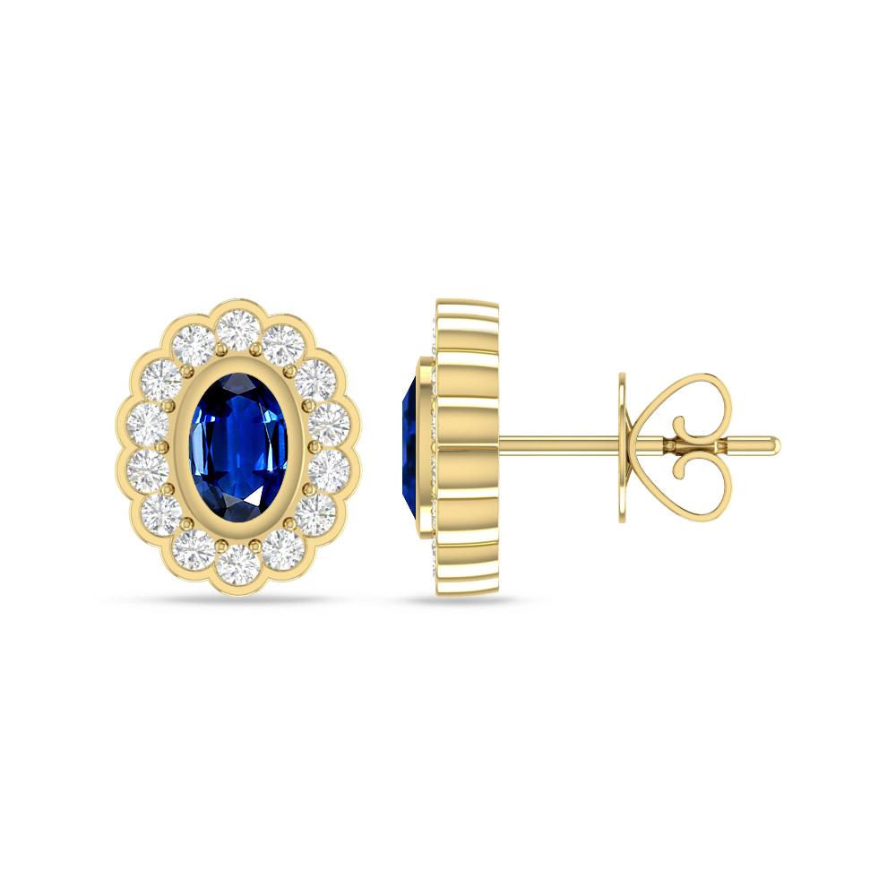 Yellow Gold - Sapphire